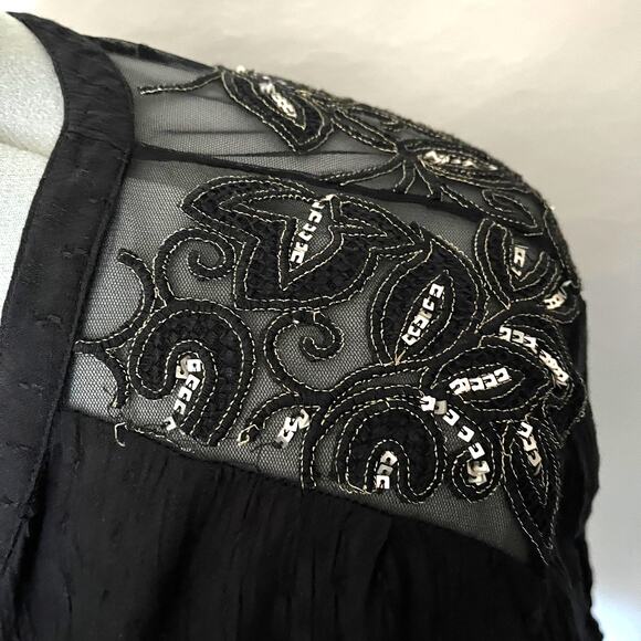 TORRID Fabric Button Up Top Womens 5X Sequin Whimsigoth Lace Roll Tab Fairy Goth - Picture 7 of 13